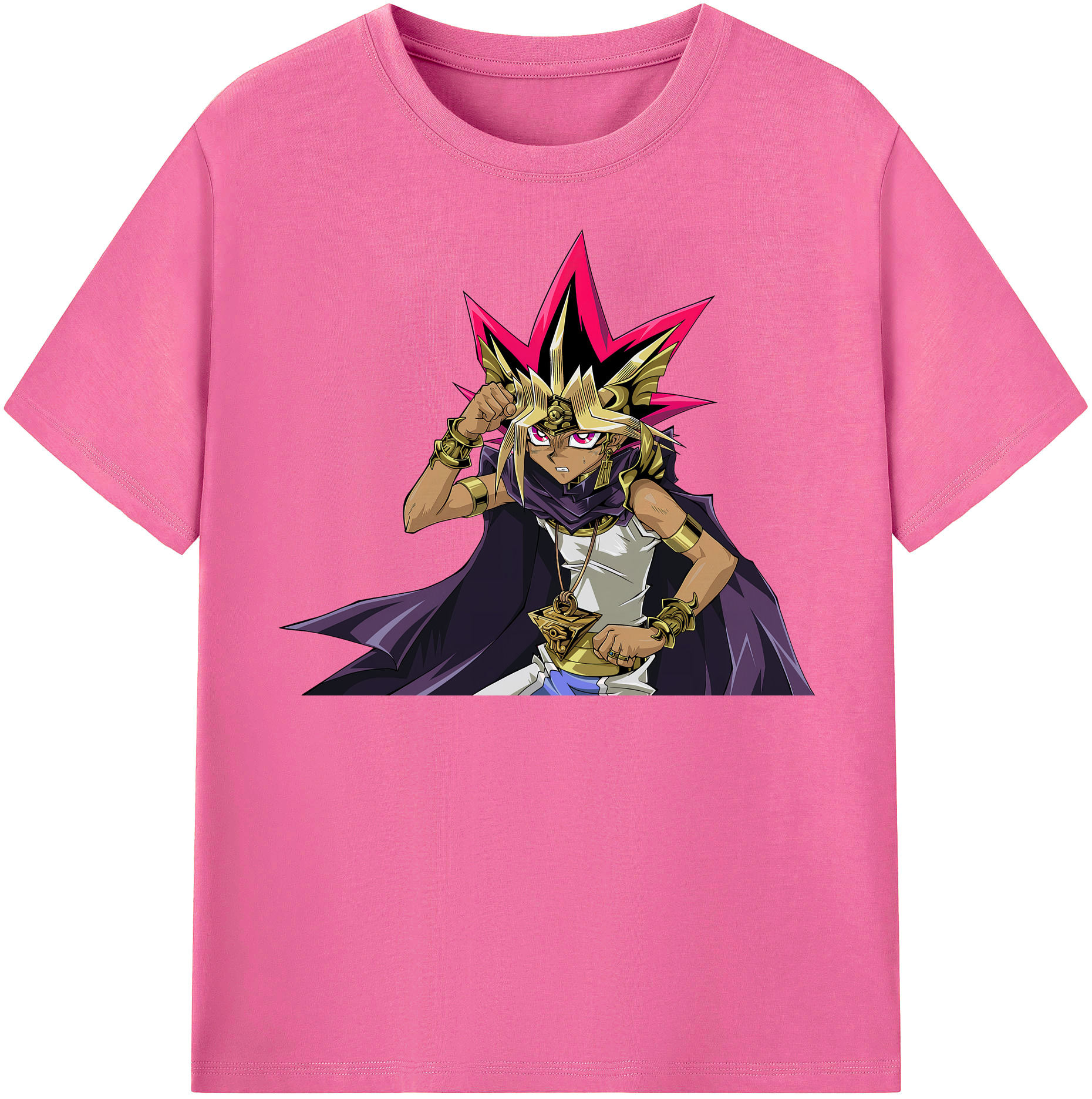 （画像用） 遊☆戯☆王 Yu-Gi-Oh! レディースカジュアルプリントTシャツ（綿100％）